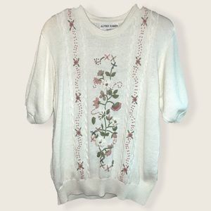 ALFRED DUNNER vintage grandma sweater